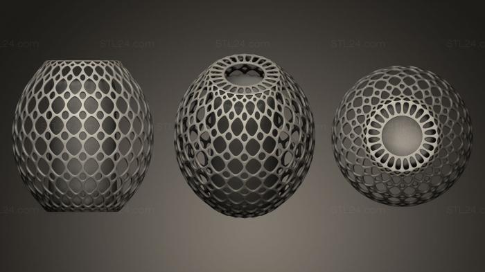 Geometric shapes (Ikebana Egg 1, SHPGM_0046) 3D models for cnc